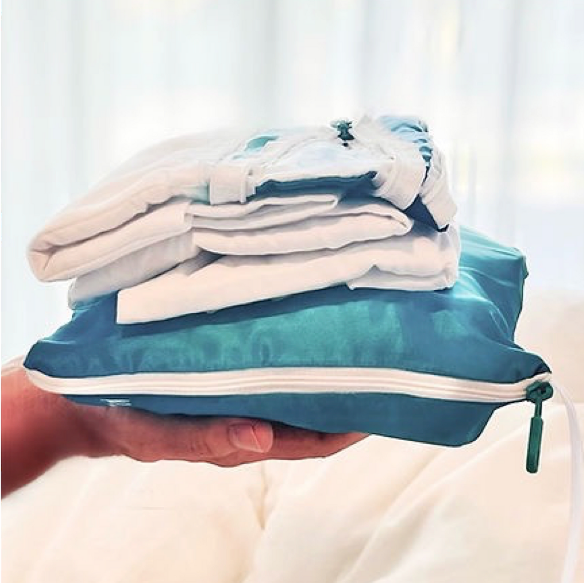 PillowWare Casing Peach-feel fabric - your travel partner for better sleep everywhere!